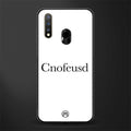 cnofeusd confused white glass case for vivo u20 image