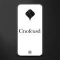 cnofeusd confused white glass case for vivo s1 pro image
