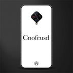 cnofeusd confused white glass case for vivo s1 pro image