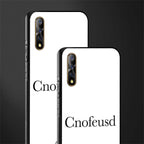 cnofeusd confused white glass case for vivo z1x image-2