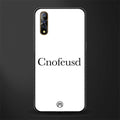 cnofeusd confused white glass case for vivo z1x image