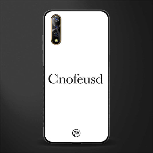 cnofeusd confused white glass case for vivo z1x image
