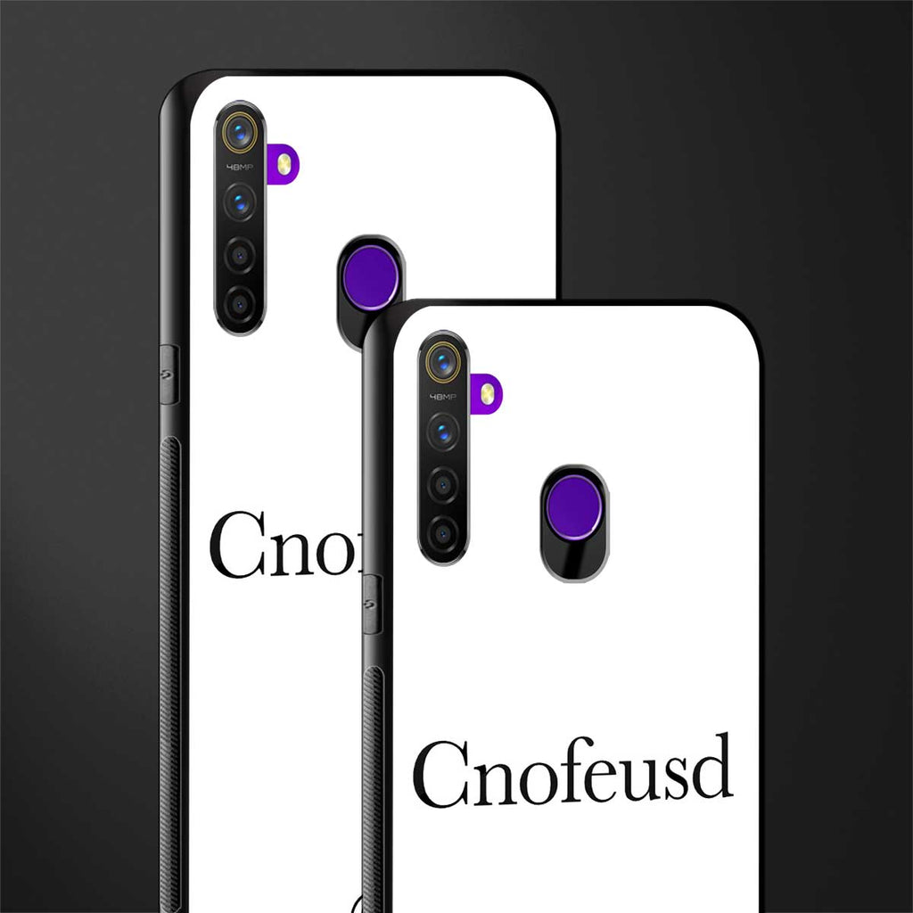 cnofeusd confused white glass case for realme narzo 10 image-2