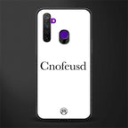 cnofeusd confused white glass case for realme 5 image