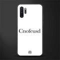 cnofeusd confused white glass case for samsung galaxy note 10 plus image