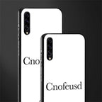 cnofeusd confused white glass case for samsung galaxy a70s image-2