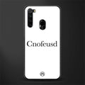 cnofeusd confused white glass case for redmi note 8 image