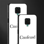 cnofeusd confused white glass case for redmi note 9 pro image-2