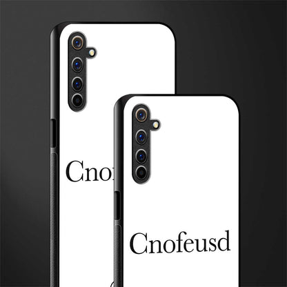 cnofeusd confused white glass case for realme 6i image-2