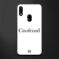 cnofeusd confused white glass case for redmi 7redmi y3 image