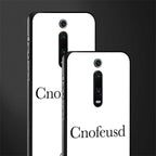 cnofeusd confused white glass case for redmi k20 pro image-2