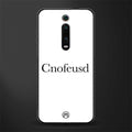 cnofeusd confused white glass case for redmi k20 pro image