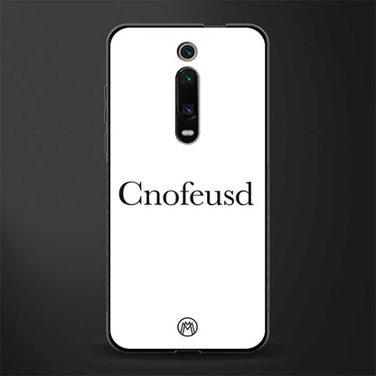 cnofeusd confused white glass case for redmi k20 pro image