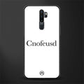 cnofeusd confused white glass case for oppo a9 2020 image