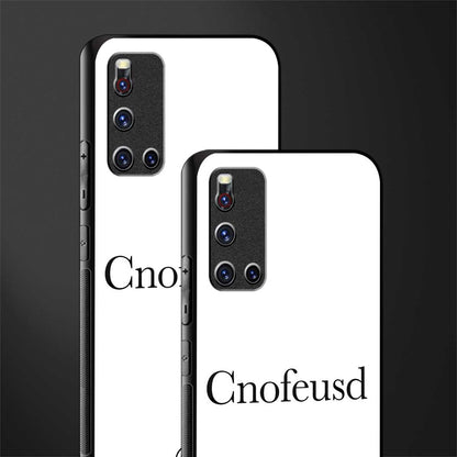 cnofeusd confused white glass case for vivo v19 image-2