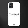 cnofeusd confused white glass case for vivo t1 5g image