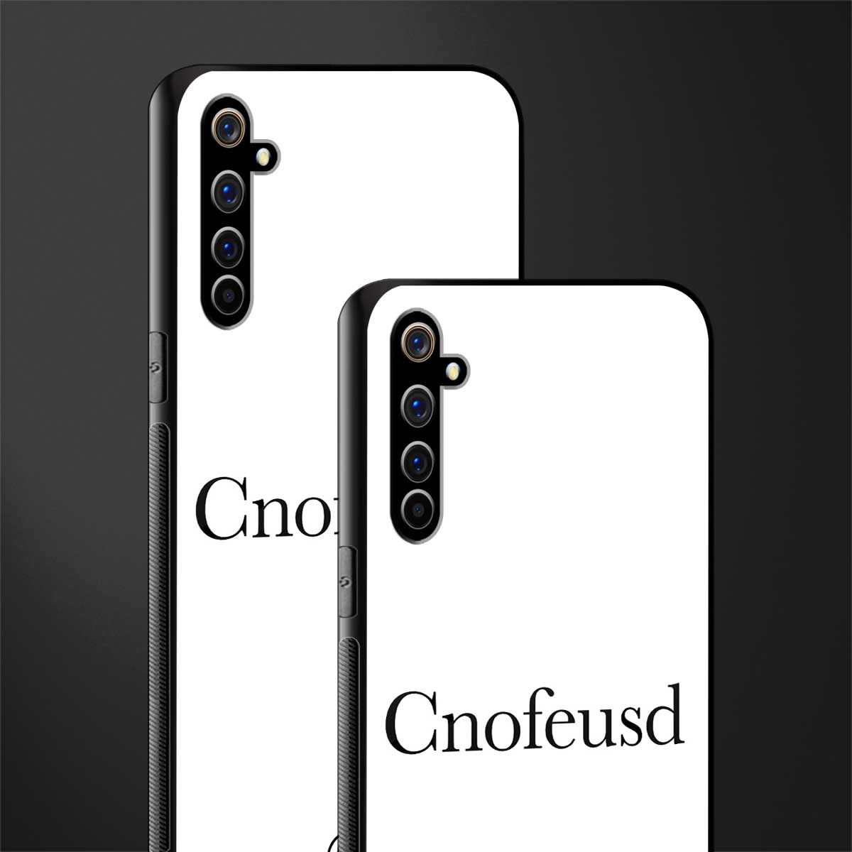 cnofeusd confused white glass case for realme x50 pro image-2