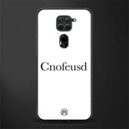 cnofeusd confused white glass case for redmi note 9 image
