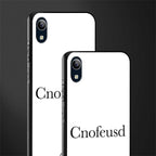 cnofeusd confused white glass case for vivo y1s without fingerprint image-2