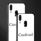 cnofeusd confused white glass case for vivo y95 image-2
