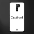 cnofeusd confused white glass case for poco m2 image