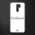 cnofeusd confused white glass case for poco m2 image