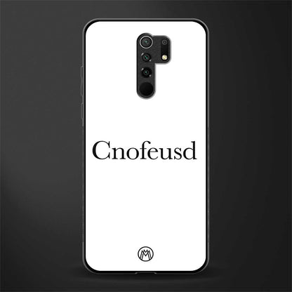 cnofeusd confused white glass case for poco m2 image