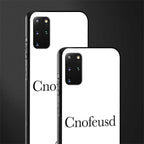 cnofeusd confused white glass case for samsung galaxy s20 plus image-2
