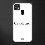 cnofeusd confused white glass case for oppo a15s image