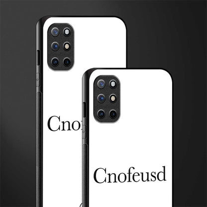 cnofeusd confused white glass case for oneplus 8t image-2
