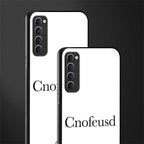cnofeusd confused white glass case for oppo reno 4 pro image-2