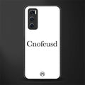 cnofeusd confused white glass case for vivo v20 se image