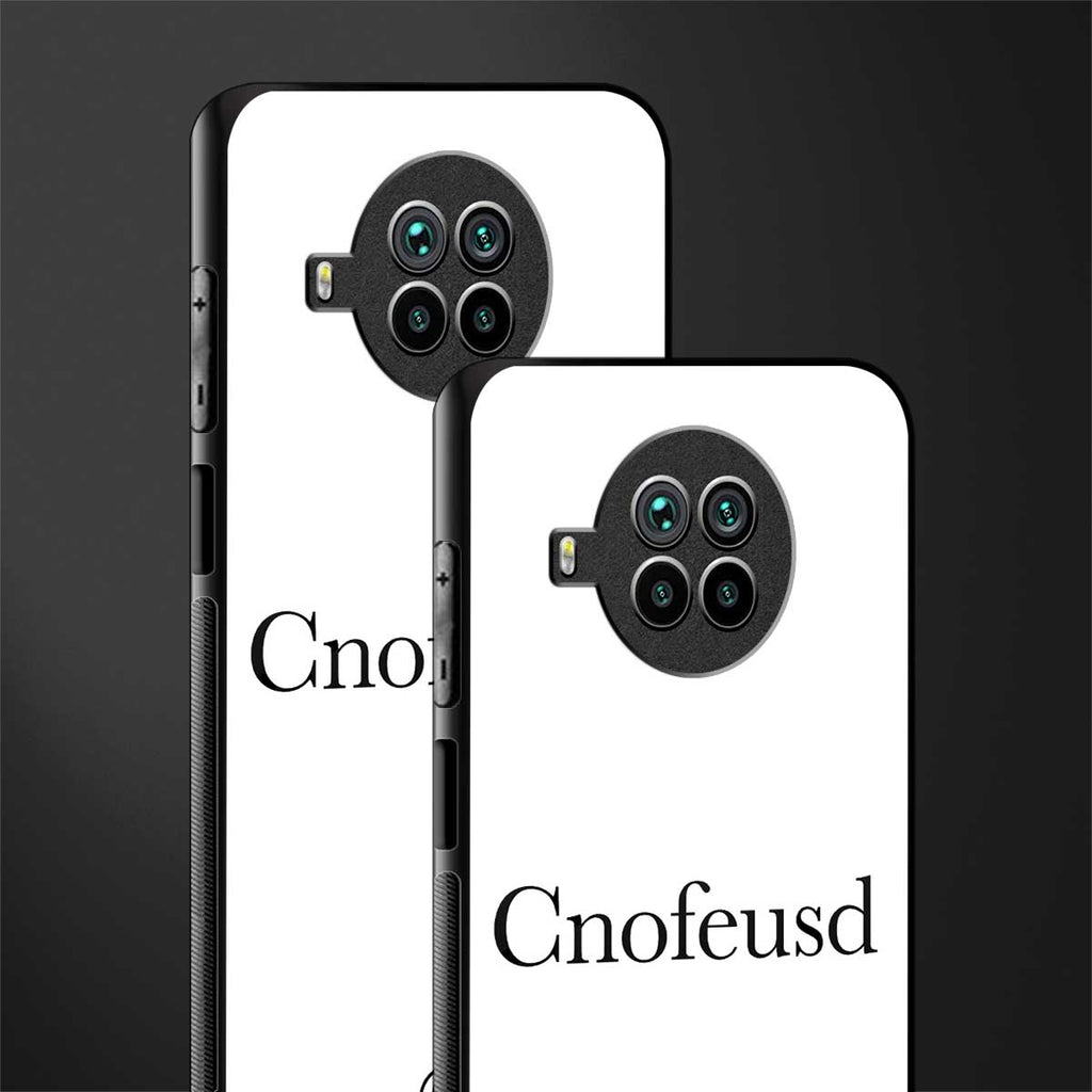 cnofeusd confused white glass case for mi 10i image-2