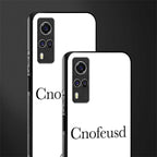 cnofeusd confused white glass case for vivo y51 image-2