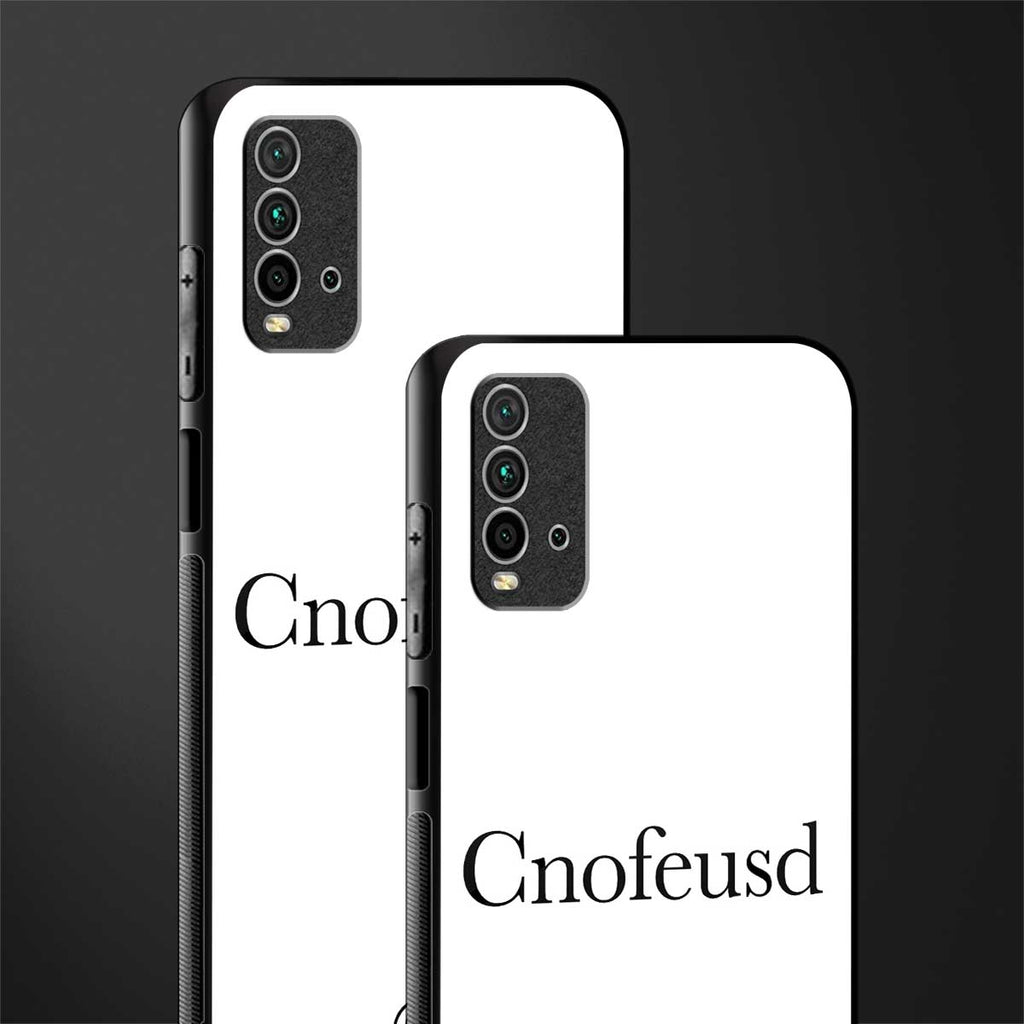 cnofeusd confused white glass case for redmi 9 power image-2