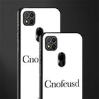 cnofeusd confused white glass case for poco c31 image-2