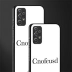 cnofeusd confused white glass case for samsung galaxy a32 4g image-2