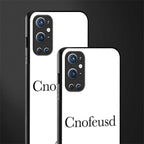 cnofeusd confused white glass case for oneplus 9 pro image-2