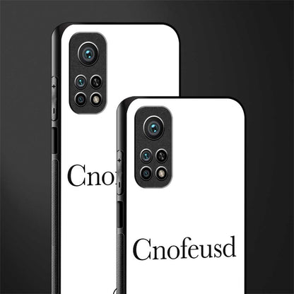 cnofeusd confused white glass case for mi 10t 5g image-2