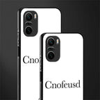 cnofeusd confused white glass case for mi 11x 5g image-2