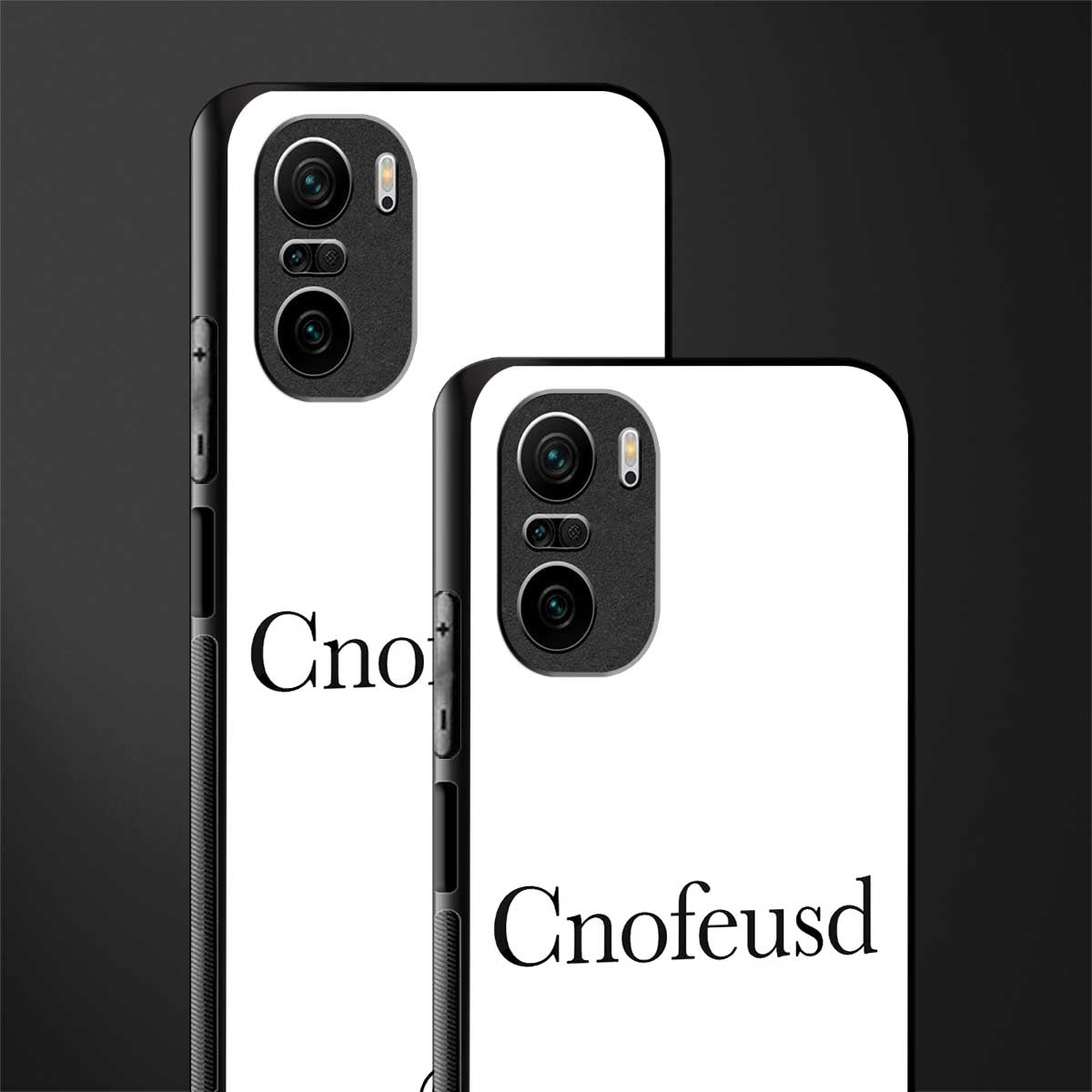 cnofeusd confused white glass case for mi 11x 5g image-2