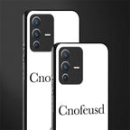 cnofeusd confused white glass case for vivo v23 5g image-2