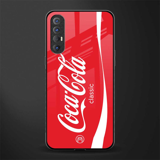 coca cola classic glass case for oppo reno 3 pro image