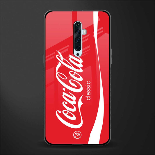 coca cola classic glass case for oppo reno 2z image