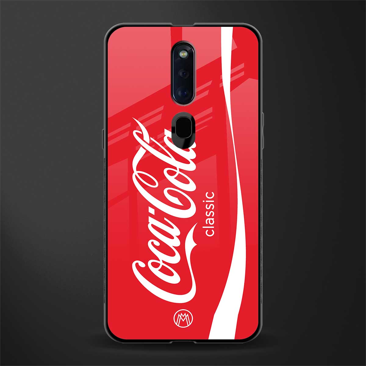 coca cola classic glass case for oppo f11 pro image
