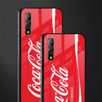 coca cola classic glass case for vivo z1x image-2
