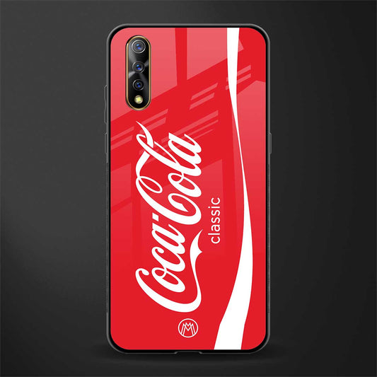 coca cola classic glass case for vivo s1 image