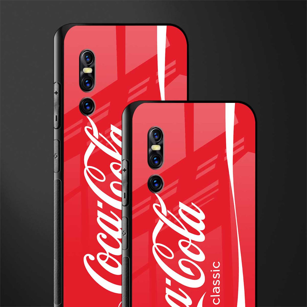 coca cola classic glass case for vivo v15 pro image-2