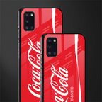 coca cola classic glass case for samsung galaxy a31 image-2