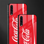 coca cola classic glass case for samsung galaxy a50s image-2